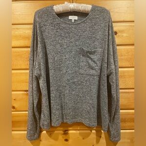 Women’s Gray Lucky Brand Sweater Large